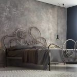 letto in ferro battuto moderno