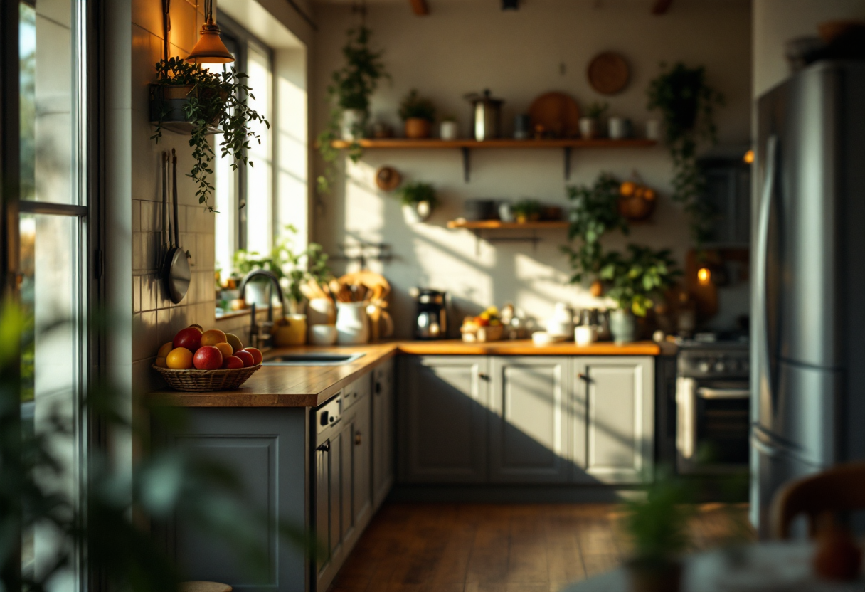 Interno elegante della casa di Fiorella Mannoia