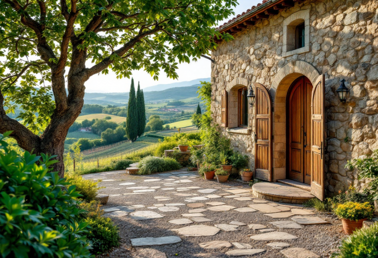 Jovanotti immerso nella natura toscana