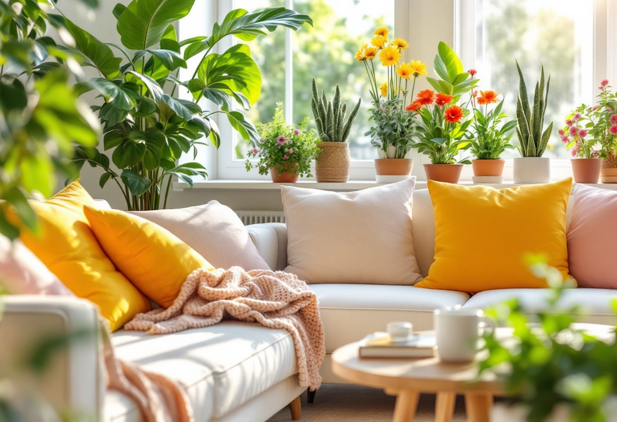 Idee fresche per decorare la casa in primavera