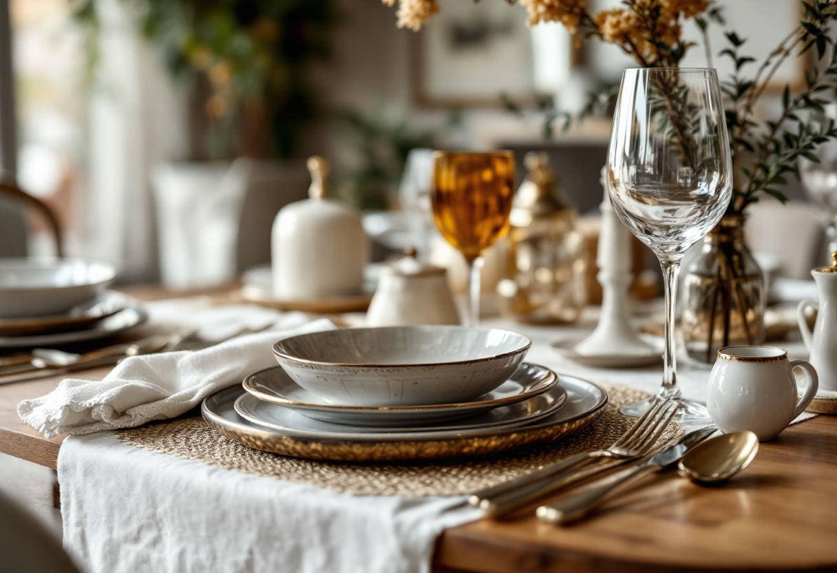 Immagine di un elegante pranzo a casa nel 2025